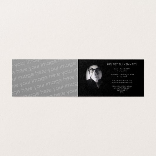  bloemenelegantie rust in rust gevouwen kaart (Binnenkant ongevouwen)