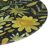 Bloemenelegantie: Waterverf Snijplank (Hoek)