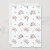 Bloemenfee Feestuitnodiging, Fairy Uitnodiging (Achterkant)