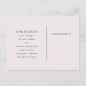 Bloemenfoto Bewaar de datum Aankondigingskaart (Achterkant)