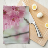 Bloemenfotografie, roze kersenbloesem theedoek (Quarter Fold)