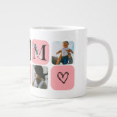 Bloemenfotorooster Moederdag Extra Grote Beker (Rechts)