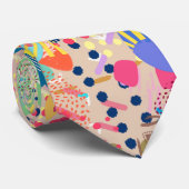 Bloemenfunk Stropdas (Opgerold)