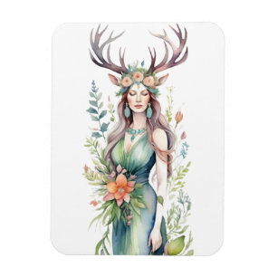 Bloemengodin Ostara Lente-equinox Sabbat Magneet