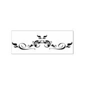 Bloemengrens art stempel (Afrduk)