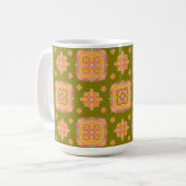 Bloemengrid Koffiemok (Voorkant links)