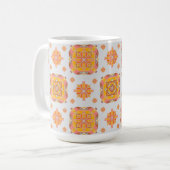 Bloemengrid Koffiemok (Voorkant links)