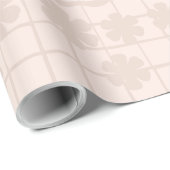 Bloemengrid-verpakkings papier (Rol Hoek)