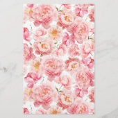 Bloemengroen Hij zei dat ze roze douche spel zei (Achterkant)