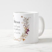 Bloemengroen Oma Grootkinderen Namen Extra Grote Beker (Voorkant rechts)