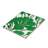 bloemengroen tegeltje (Zijkant)