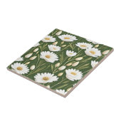 bloemengroen tegeltje (Zijkant)