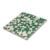 bloemengroen tegeltje (Zijkant)