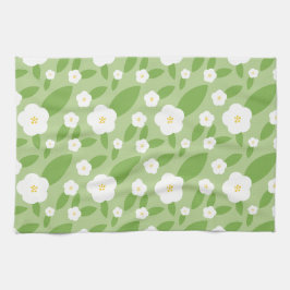 Bloemengroen Theedoek