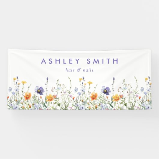 bloemenhandel spandoek (Horizontaal)