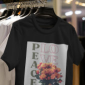 bloemenharmonie Vrede en liefde T-shirt