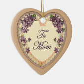  bloemenharten en bloemen keramisch ornament (Rechts)