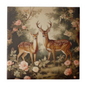  bloemenhert tegeltje (Voorkant)
