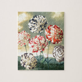 bloemenillustraties legpuzzel