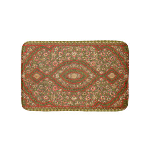  bloemenindiaanse tapijtpatroon badmat