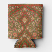 bloemenindiaanse tapijtpatroon blikjeskoeler (Voorkant)