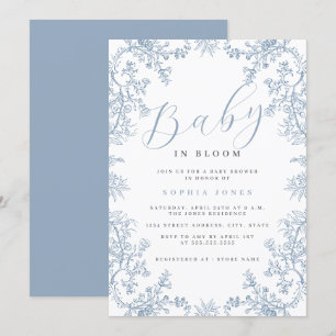  Bloemenjongen Baby in Bloom Baby shower Kaart
