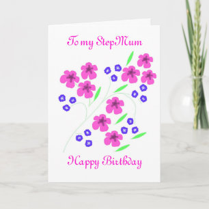Bloemenkaart Stepmum Kaart