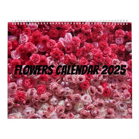 Bloemenkalender 2025 kalender (Hoes)