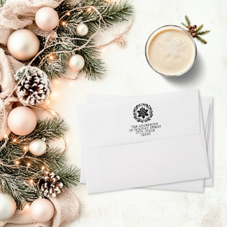  bloemenkerst  zelfinktende stempel