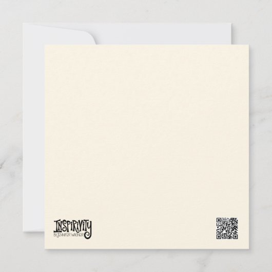 bloemenknuffels Platte vierkante Inspirivity (Achterkant)