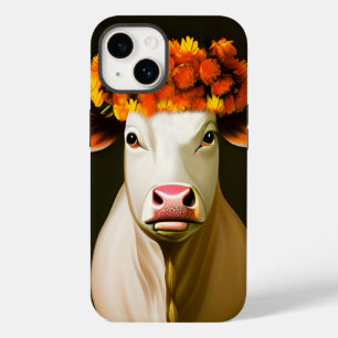 Bloemenkoe Case-Mate iPhone 14 Hoesje