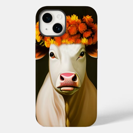 Bloemenkoe Case-Mate iPhone Case (Achterkant)