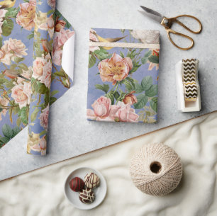  bloemenkool Blauwe ontkoppeling Cadeaupapier