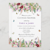 Bloemenkoppels douche kaart (Voorkant / Achterkant)