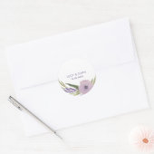 bloemenkrans bruiloft gunst Labels lavendel (Envelop)
