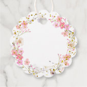 Bloemenkrans Eerste Heilige Communie Bedankjes Labels (Achterkant)