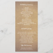  Bloemenkrans Elegante Trouwprogramma's Programma (Achterkant)