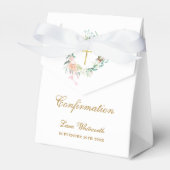 Bloemenkrans Garland Gold Script-bevestiging Bedankdoosjes (Voorkant Zijde)