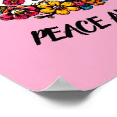 Bloemenkrans Teken Symbool Kleur Illustratie Kunst Poster (Hoek)