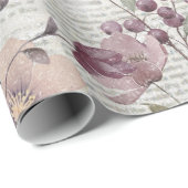  bloemenkrantenpatroon cadeaupapier (Rol Hoek)