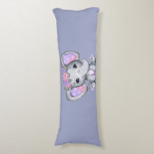 Bloemenkroon Olifant Kussen Lichaam (Voorkant Verticaal)