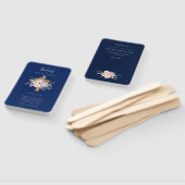 Bloemenkruis BAUTIZO Doop Doopprogramma Handwaaier (Niet-gemonteerd)