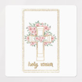 bloemenkruis Heilig Water Labels (Design 1)