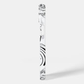 Bloemenkunst, Monochrome schoonheid Case-Mate iPhone Case (Achterkant / Links)