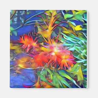 Bloemenkunst Native Flessenborstel Magneet