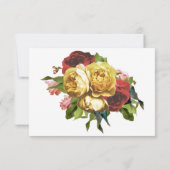 Bloemenkunstenaarsbruiloft RSVP (Achterkant)