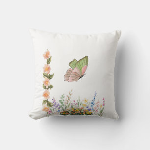 Bloemenkussen Landelijk Blauw & Lavendel – Bloemen Kussen