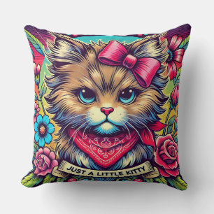 Bloemenkussen voor katten - Chique decoratie cadea Kussen