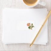 bloemenlabel - roze Roos Etiket (Insitu)