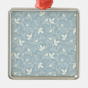 Bloemenlente Botanische Bloemen Metalen Ornament